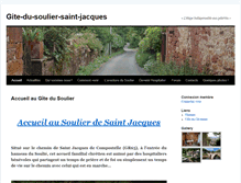 Tablet Screenshot of gite-soulier-saint-jacques.com